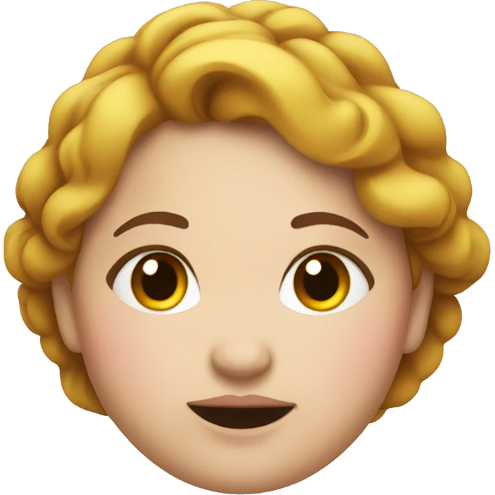 Fat girl  emoji