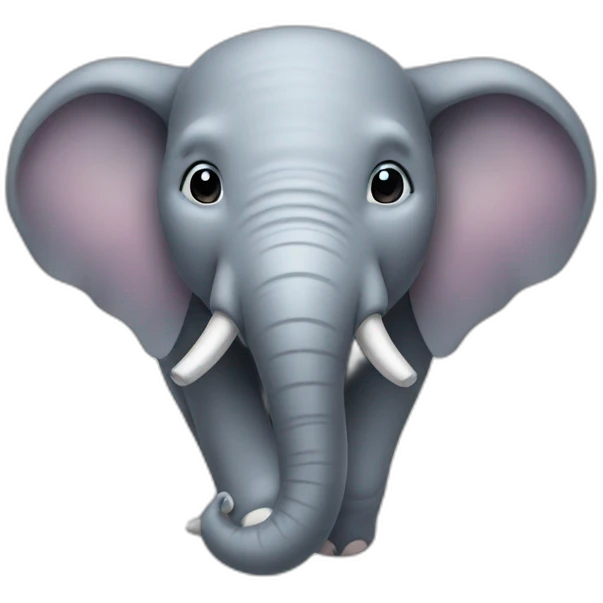 happy elephant head emoji