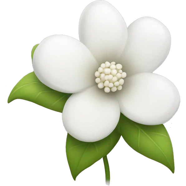 cute white flower emoji