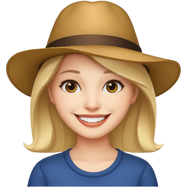 woman wit hat emoji