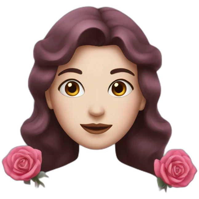 Fantôme+rose emoji