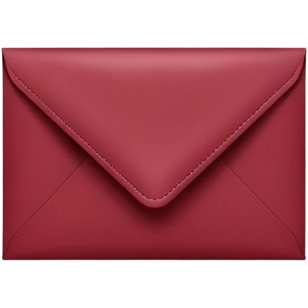 burgundy envalope emoji