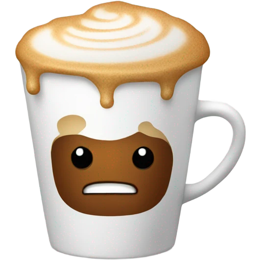 Coffee with foam  emoji