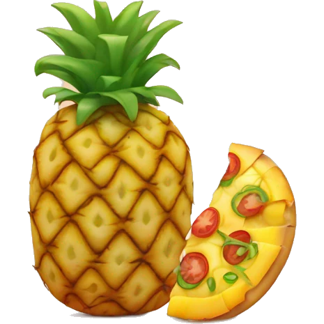 pineapple on pizza emoji