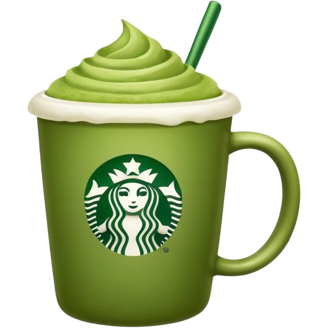 starbucks matcha emoji