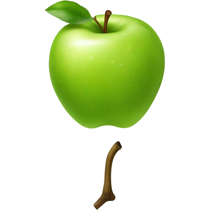 green apple emoji