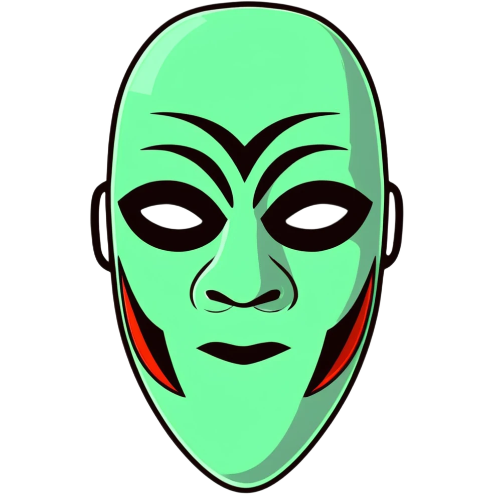 Wambele mask emoji
