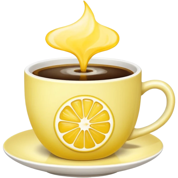 light lemon cup of coffee emoji