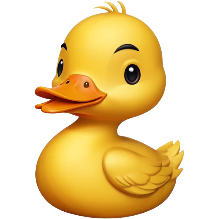 Cute duck emoji