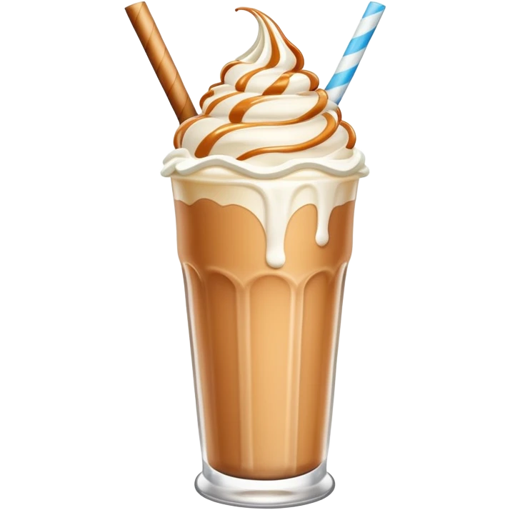 caramel milkshake emoji