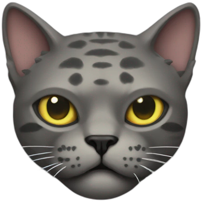 Laser eyed cat godzilla emoji