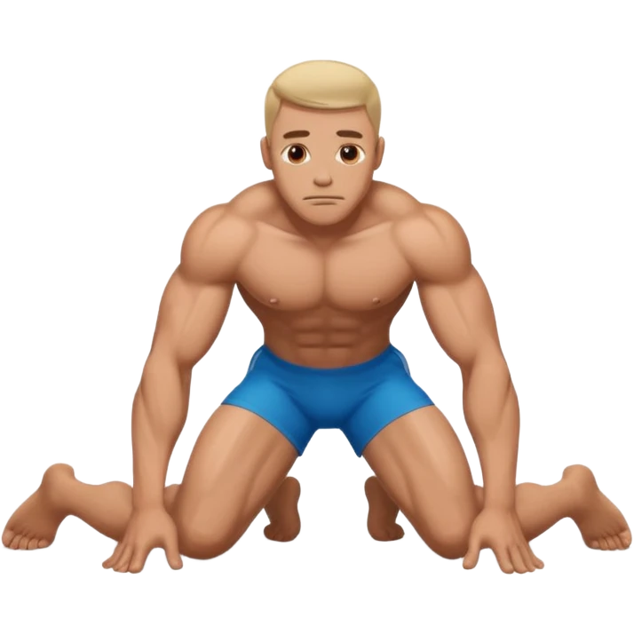 a man prostrate emoji