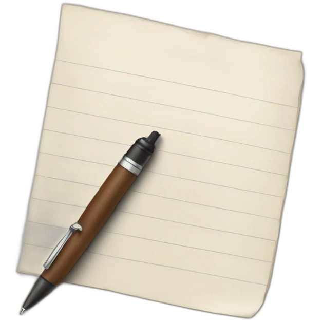 pen and paper emoji