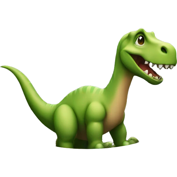 dinosaur on boat emoji
