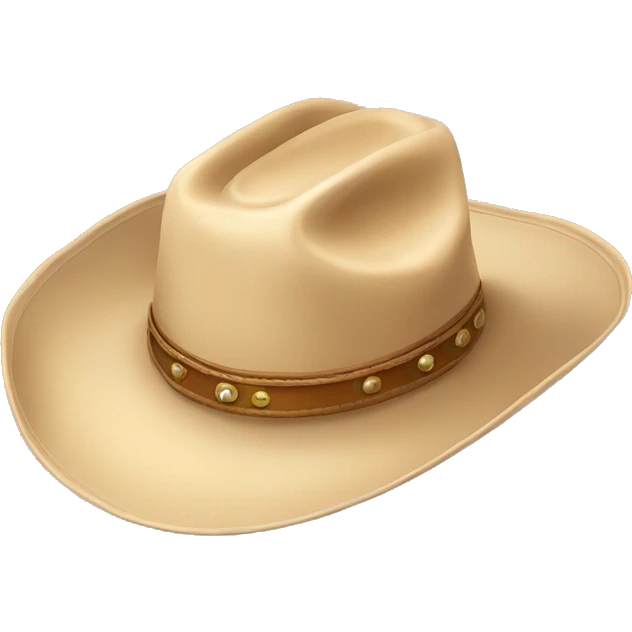 Beige Cowboy mexican hat  emoji