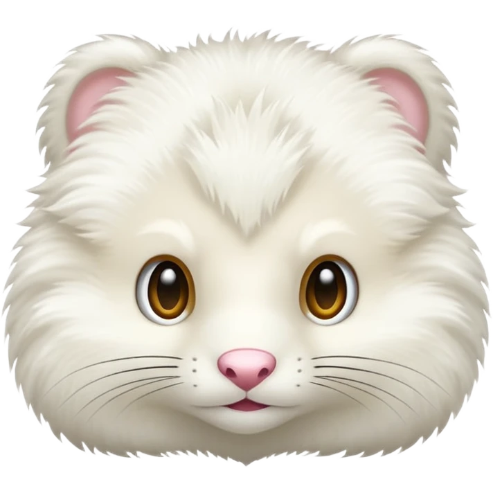 white mink emoji