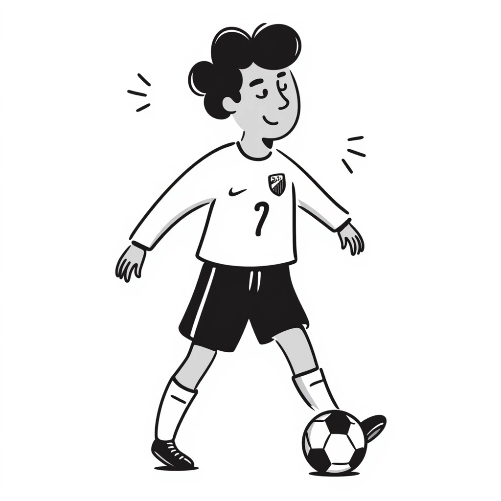 Cristiano Ronaldo at age 20 with a mullet emoji