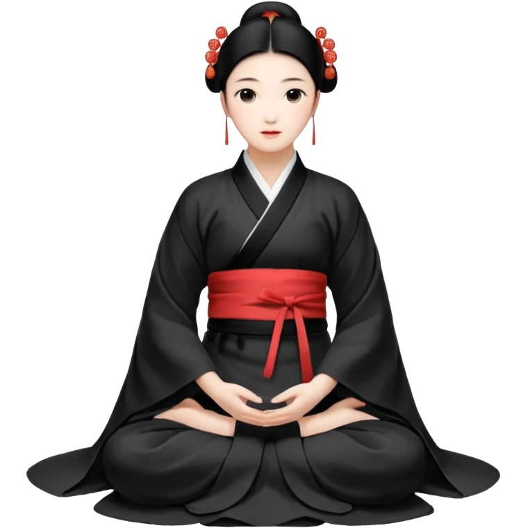 给我一个很丑的北京女人吃老北京鸡肉卷喝豆汁的emoji emoji