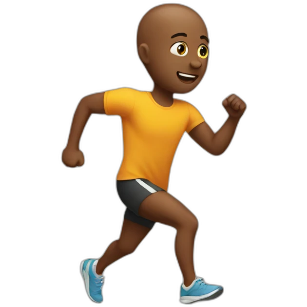 person running emoji