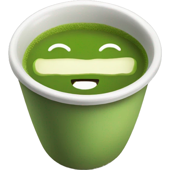 matcha in a cup  emoji