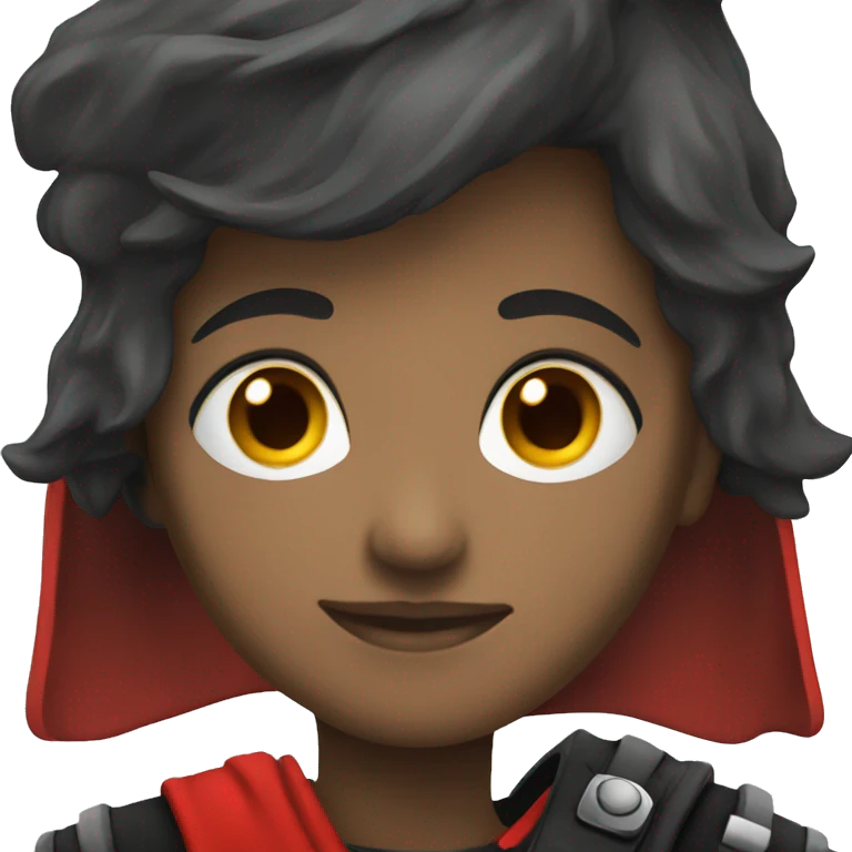 Black and red flg  emoji