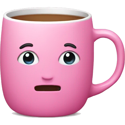 pink mug emoji