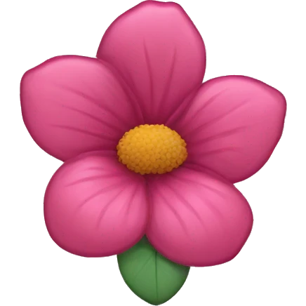 Preppy flower emoji