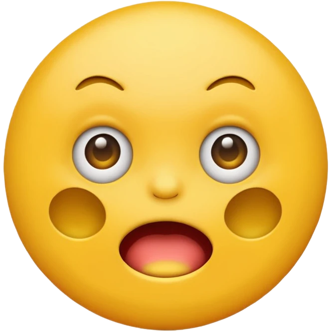 Yellow circle emoji barfing  emoji