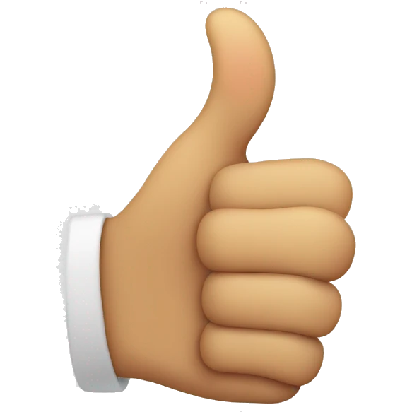 thumbs up hand emoji