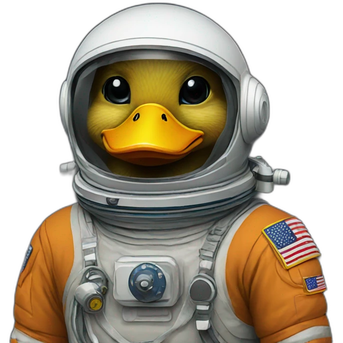 duck astronaut emoji