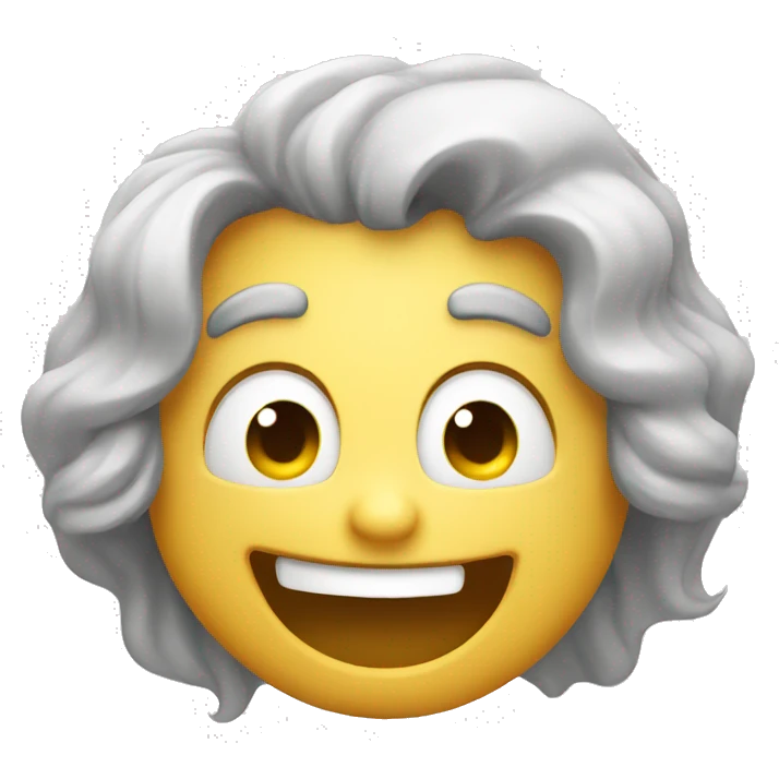 Laughing face emoji