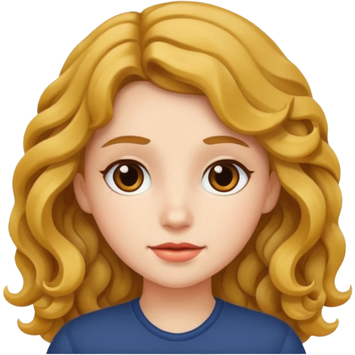 Dalgalı saç lia emoji