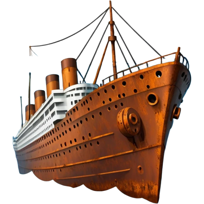 navio titanic emoji