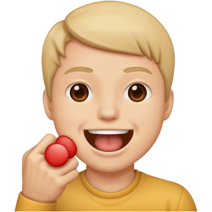 holding fist to mouth holding laughter emoji