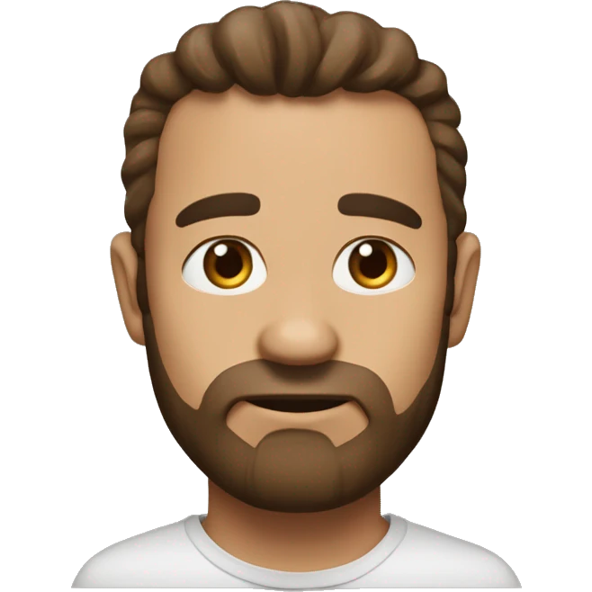 рыжий корги с коричневым ошейником  emoji