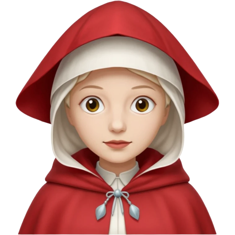 mujer de la portada de  el libro el cuento de la criada emoji