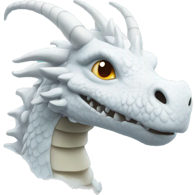 White cloud dragon emoji