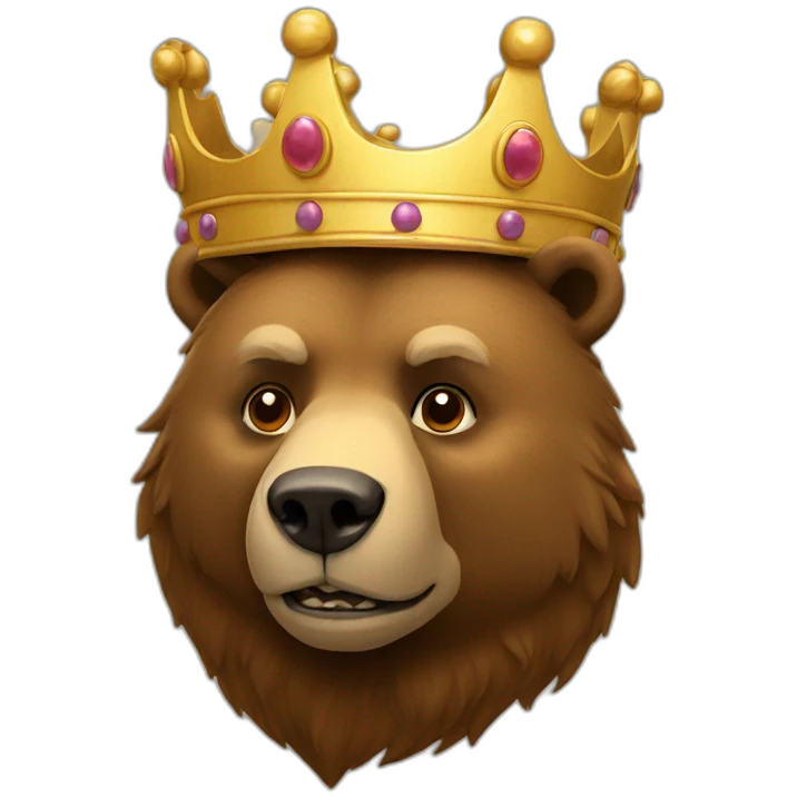 king bear emoji