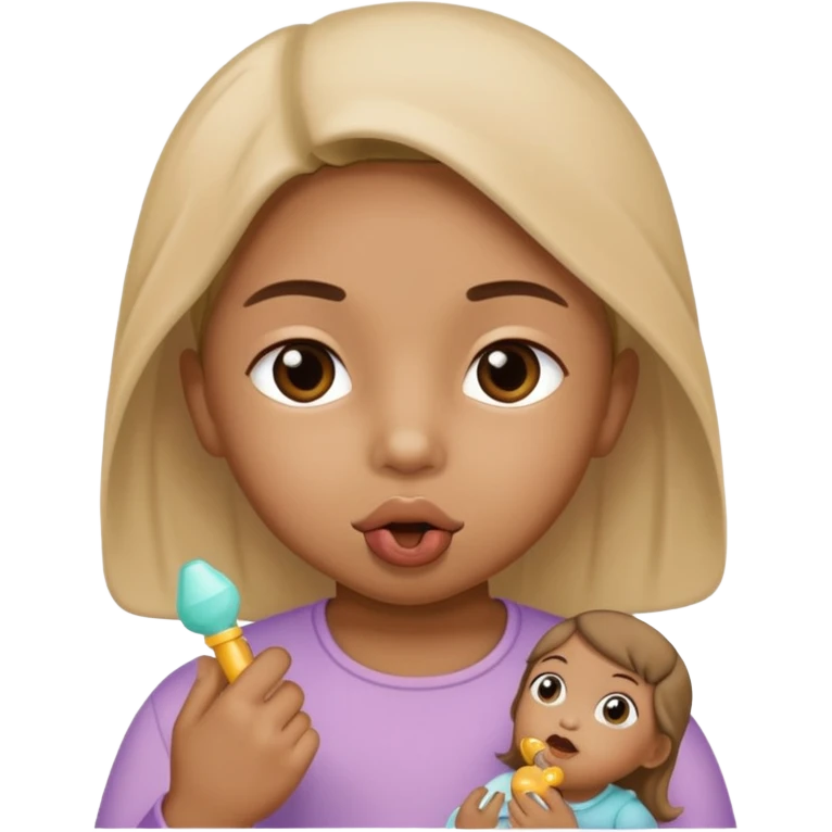 Muhhamad and Aisha Muhhamad old man little girl with binkie in mouth emoji