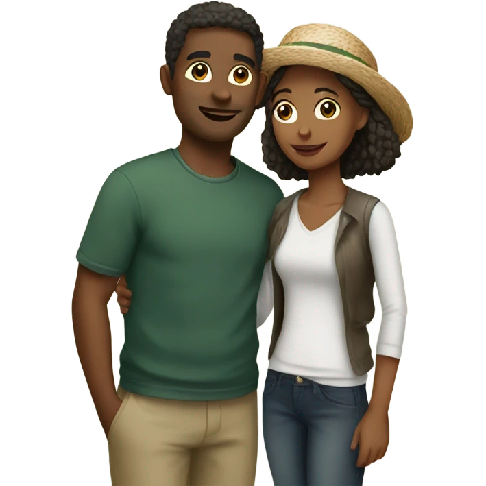 Couple in italy emoji