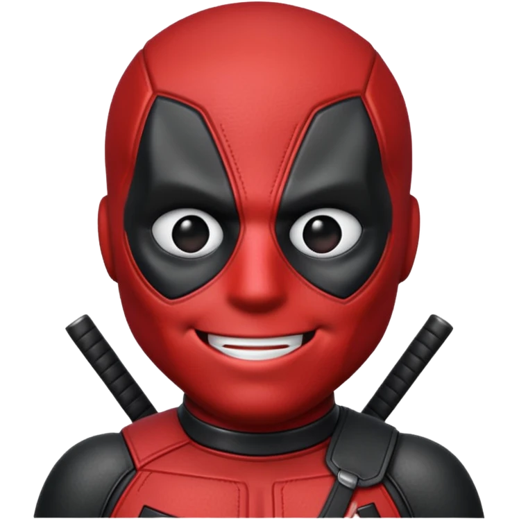 Deadpool solo la cara como emoji  emoji