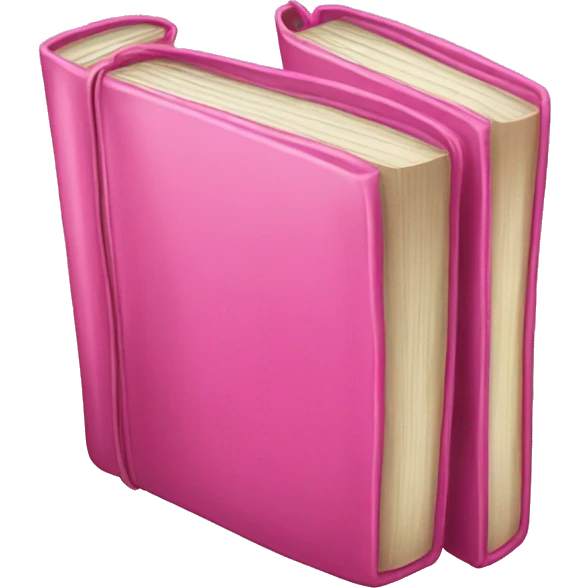 pink books emoji