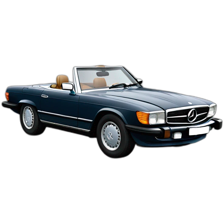 Mercedes SL 1980 emoji