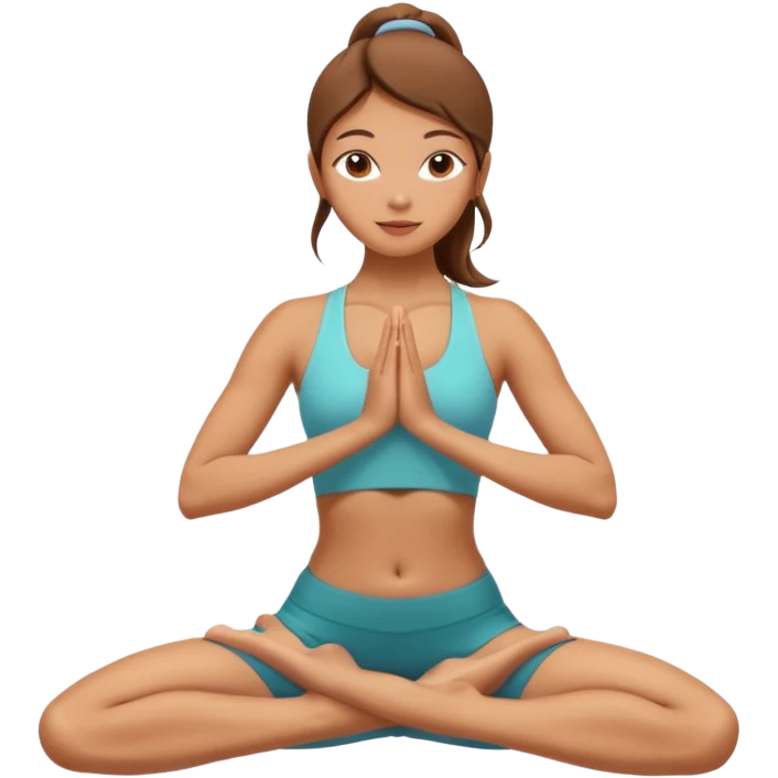 yoga poses Girl emoji