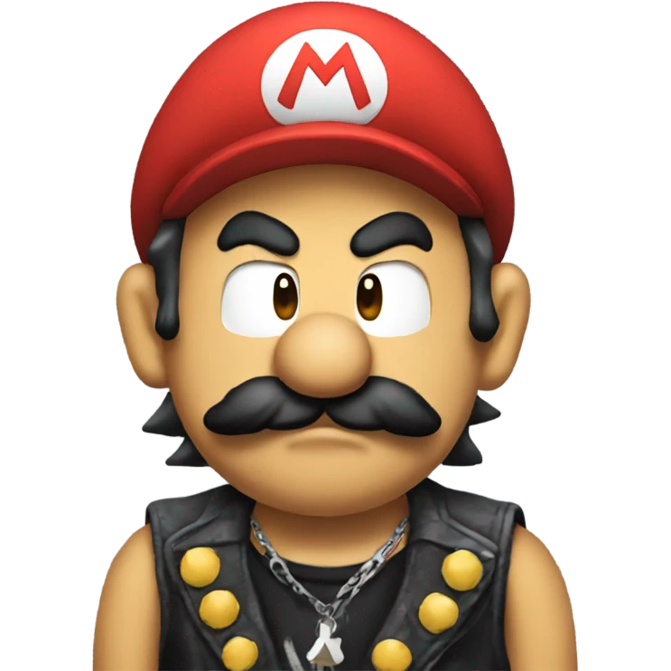 Punk Mario  emoji