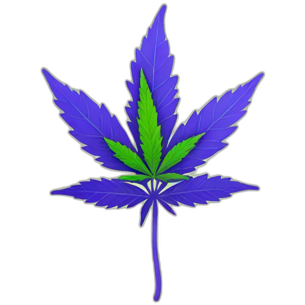 Fleur de cannabis emoji