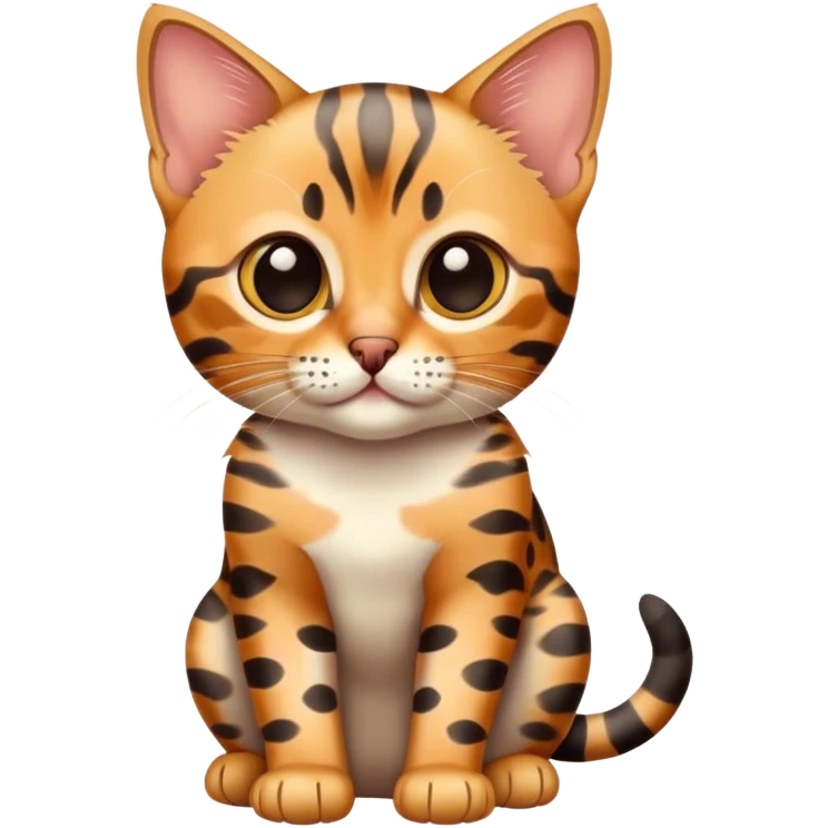 bengal kitten emoji
