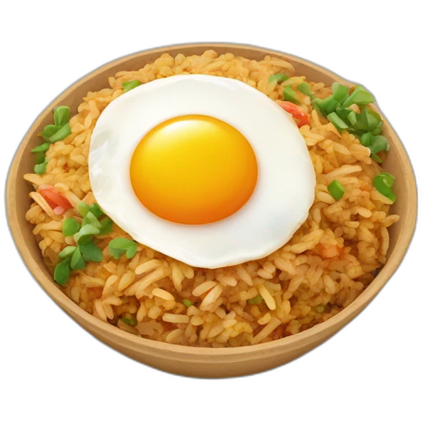 nasi goreng with egg emoji