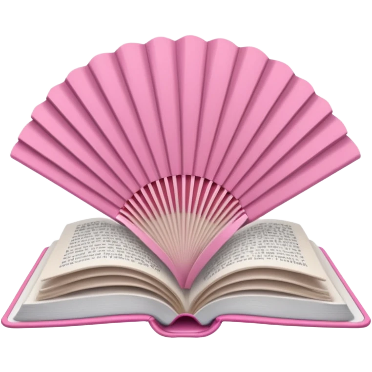 Gray Open book in a girly style emoji