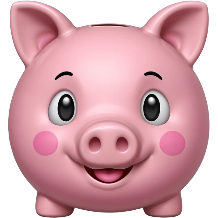 Cute piggy bank  emoji